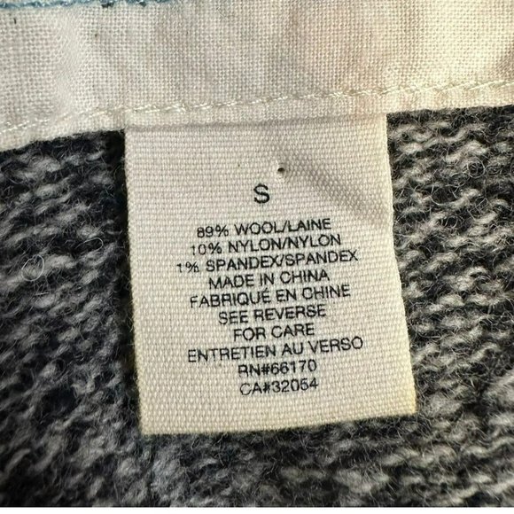 Anthropologie Birds on a Wire Wool Gray Tie Front Wrap Cardigan Sweater Womens S - Picture 5 of 5